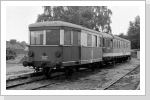 Am Kleinbahnhof standen diese Beiwagen aus der Altmärker Kleinbahnzeit Sep 86