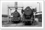 50 3693 und 52 8053 im Bw Angermünde Okt 84 50 3693 und 52 8053 im Bw Angermünde Okt 84