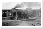 52 8035 rückt auf die Drehscheibe aus Juli 84 52 8035 rückt auf die Drehscheibe aus Juli 84