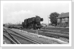 52 8187 rückt ins Bw vom Güterbahnhof ein Juli 86 52 8187 rückt ins Bw vom Güterbahnhof ein Juli 86