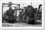 50 3693 und 52 8141 im Bw Angermünde Okt 84 50 3693 und 52 8141 im Bw Angermünde Okt 84