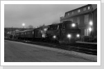 Es wird Abend in Crottendorf, als sich 86 1501 für die Rückfahrt bereit macht Dez 86 Es wird Abend in Crottendorf, als sich 86 1501 für die Rückfahrt bereit macht Dez 86