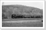 Bei Walthersdorf rollt der Zug zurück nach Schnlettau talwärts Bei Walthersdorf rollt der Zug zurück nach Schnlettau talwärts