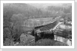 Blick ins Zschopautal mit dem IGE Sonderzug nach Chemnitz Apr 90