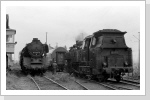 50 3506 als Neuzugang aus Hagenow Land und 86 607 im Bw Zwickau Sep 87 50 3506 als Neuzugang aus Hagenow Land und 86 607 im Bw Zwickau Sep 87