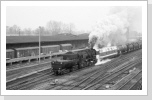 nach dem Wasser nehmen ging es als Vorspann an 118 037 wieder in Richtung Westen Feb 88 nach dem Wasser nehmen ging es als Vorspann an 118 037 wieder in Richtung Westen Feb 88