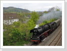 35 1097 mit Begleiterwagen in Jena West 26.4.2024 35 1097 mit Begleiterwagen in Jena West 26.4.2024