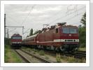 243 005 Tradi Halle P neben 250 195 EBS in Naumburg 31.8.2024 243 005 Tradi Halle P neben 250 195 EBS in Naumburg 31.8.2024