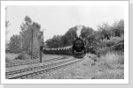 52 8119 kommt mit dem Mittagsschotterzug aus Seelingstedt in Beucha an. Juli 86 52 8119 kommt mit dem Mittagsschotterzug aus Seelingstedt in Beucha an. Juli 86
