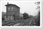 Der gleiche Zug dann einige Zeit später am Stellwerk Paunsdorf Feb88 Der gleiche Zug dann einige Zeit später am Stellwerk Paunsdorf Feb88