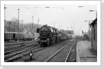 Am Nachmittag ging es dann nach Eilenburg, hier die Einfahrt in den Bahnhof März 88 Am Nachmittag ging es dann nach Eilenburg, hier die Einfahrt in den Bahnhof März 88
