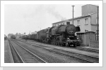 Nach drei Versuchen klappte es nun endlich, 52 5679 vor einem Zug zu sehen, hier rangiert sie in Holzdorf/Elster Juli 85 Nach drei Versuchen klappte es nun endlich, 52 5679 vor einem Zug zu sehen, hier rangiert sie in Holzdorf/Elster Juli 85