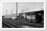 50 3551 bespannt den P-Zug nach Penig Feb 88