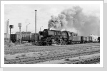 50 3662 mit Nahgüter nach Wernigerode in Halberstadt Okt 83 50 3662 mit Nahgüter nach Wernigerode in Halberstadt Okt 83