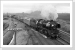50 3553 erreicht mit dem Nahgüter aus Dedeleben den Bahnhof Nienhagen Blick vom Stellwerk Dez 87 50 3553 erreicht mit dem Nahgüter aus Dedeleben den Bahnhof Nienhagen Blick vom Stellwerk Dez 87