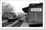 In Eilenstedt kreuzte 110 701 mit einem P-Zug nach Dedeleben Feb88 In Eilenstedt kreuzte 110 701 mit einem P-Zug nach Dedeleben Feb88