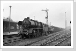 In Quedlinburg hatte die 50 3662 einen längeren Rangieraufenthalt Feb 88 In Quedlinburg hatte die 50 3662 einen längeren Rangieraufenthalt Feb 88