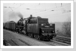 Im Februar 86 war 50 3689 mit dem Nahgüterzug nach Berbersdorf gerade in Hilbersdorf gestartet