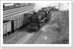50 2740 setzt zum Nahgüterzug nach Berbersdorf in den Güterbahnhof um Mai 85