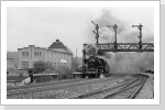 Ausfahrt Roßwein, der Klassiker mit der Signalbrücke Apr 89 Ausfahrt Roßwein, der Klassiker mit der Signalbrücke Apr 89