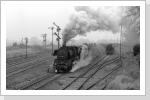 Gemütlich vom warmen Stellwerk durfte ich die Ausfahrt des N 61744 aufnehmen