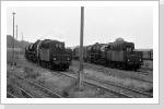 Am Nachmittag kreuzten sich der N 61747 und N 61746 in Blumenberg, hier 50 3556 und 50 3705 Juli 87