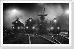 Ein Bild was eigentlich gar nicht geht, alle drei Oscherslebener Dampfer im Bw nebeneinander. Normal ist immer eine Maschine unterwegs. Hier muss ein Zug Ausfall gehabt haben. 50 3556, 50 3606 und 50 3520 Bw Oschersleben Feb 88