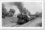 50 3559 hat mit N 61746 die Abweigstelle Wolfsfelde passiert und fährt nun Richtung Blumenberg Mai 88