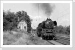 Nach dem der Zug in Schönebeck geendet hatte, fuhr 41 1231 Lz zurück zum Heimat Bw hier in Schönebeck Salzelmen Nach dem der Zug in Schönebeck geendet hatte, fuhr 41 1231 Lz zurück zum Heimat Bw hier in Schönebeck Salzelmen