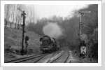 Ab April 88 gab es dann 4 Wochen Plandienst nach Sangerhausen. Hier in Blankenheim hinter dem Tunnel Ab April 88 gab es dann 4 Wochen Plandienst nach Sangerhausen. Hier in Blankenheim hinter dem Tunnel