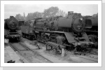 50 0005 und 50 0070 neben 50 0007 in Perleberg Süd Mai 83 50 0005 und 50 0070 neben 50 0007 in Perleberg Süd Mai 83