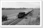 Bei Weisen ist 50 3570 von Wittstock/Dosse kommend auf dem Weg nach Wittenberge Juli 85 Bei Weisen ist 50 3570 von Wittstock/Dosse kommend auf dem Weg nach Wittenberge Juli 85