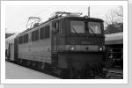 211 023 mit S-Bahnzug in Falkenhagen April 84