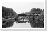 Dann die Ausfahrt des Dg 52178 nach Neustadt/Dosse auf der Kanalbrücke Brieselang Juli 86